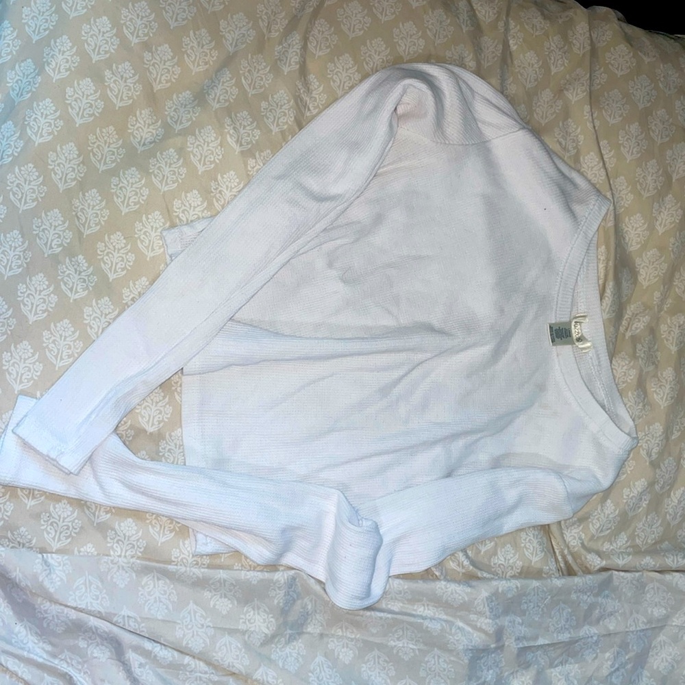 White Long Sleeve Top